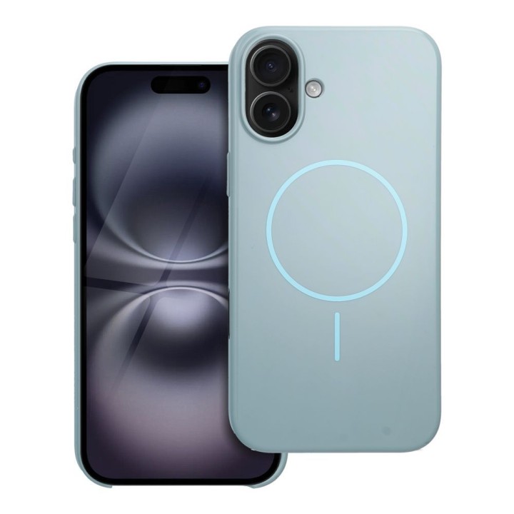 Etui na iPhone 16 PLUS Premium Glossy Mag Cover zgodny z MagSafe i Camera Control button miętowe