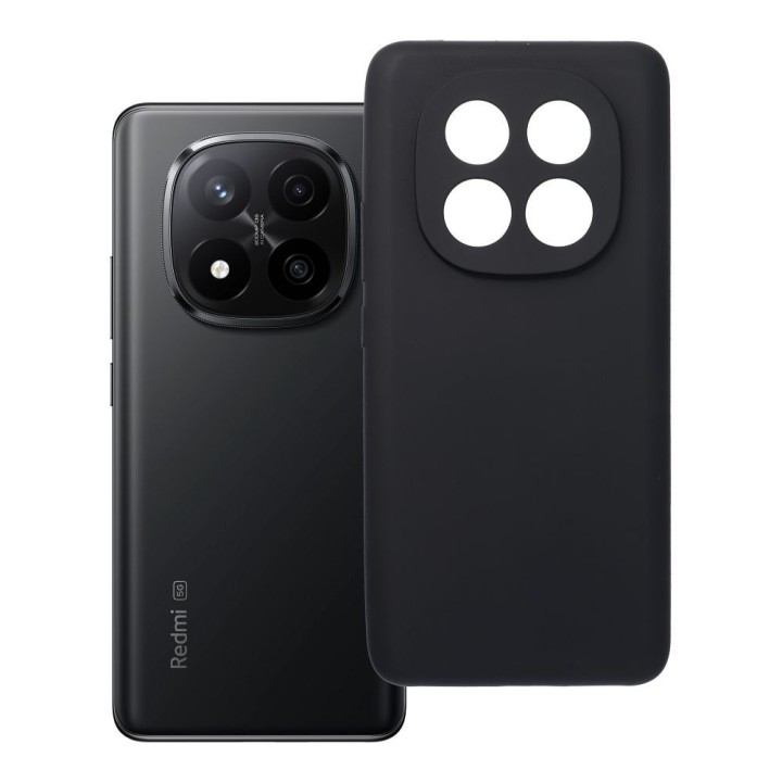 Case for Xiaomi Redmi Note 14 PRO PLUS 5G Silicone 2mm (camera protection) black