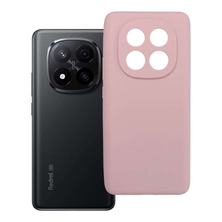 Case for Xiaomi Redmi Note 14 PRO PLUS 5G Silicone 2mm (camera protection) powder pink