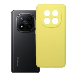 Case for Xiaomi Redmi Note 14 PRO PLUS 5G Silicone 2mm (camera protection) yellow