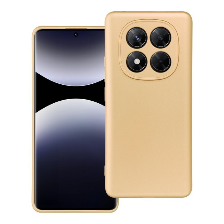 Case for Xiaomi Redmi Note 14 PRO 5G Metallic gold