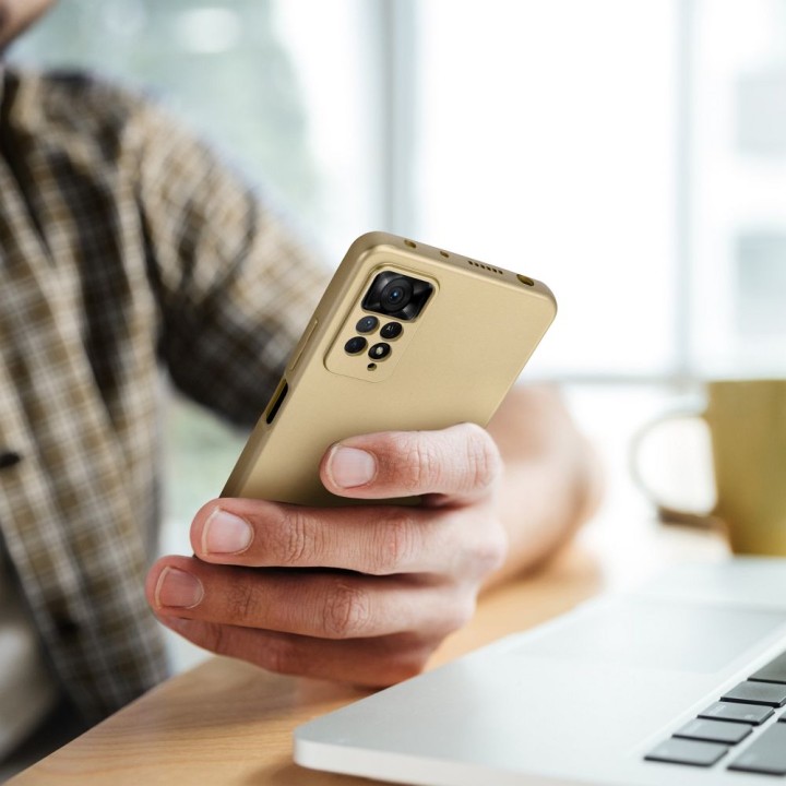 Чохол для Xiaomi Redmi Note 14 PRO PLUS 5G Metallic золотий