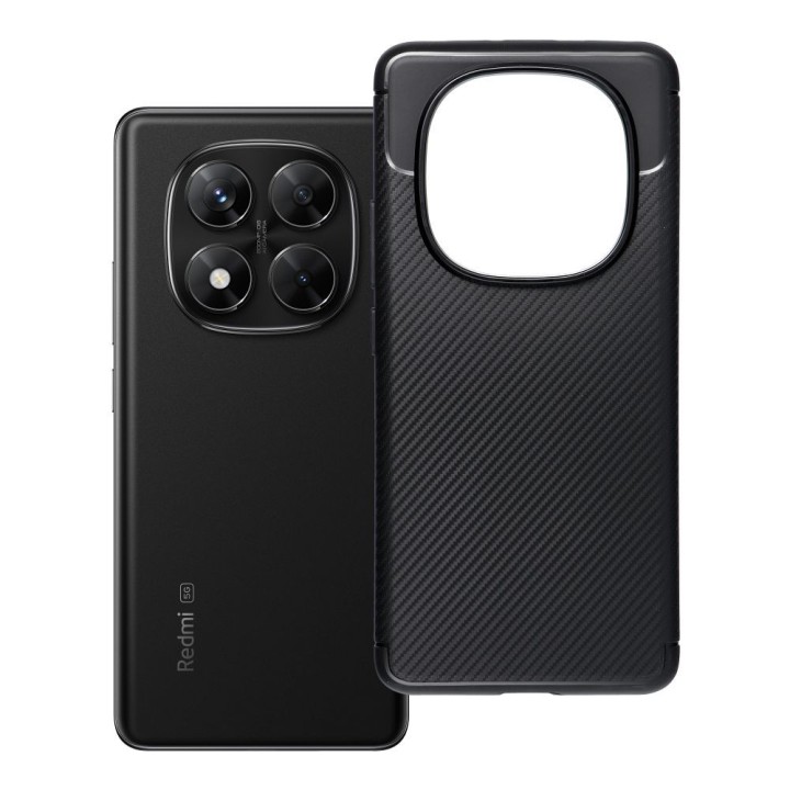 Чохол для Xiaomi Redmi Note 14 PRO PLUS 5G Carbon Premium чорний