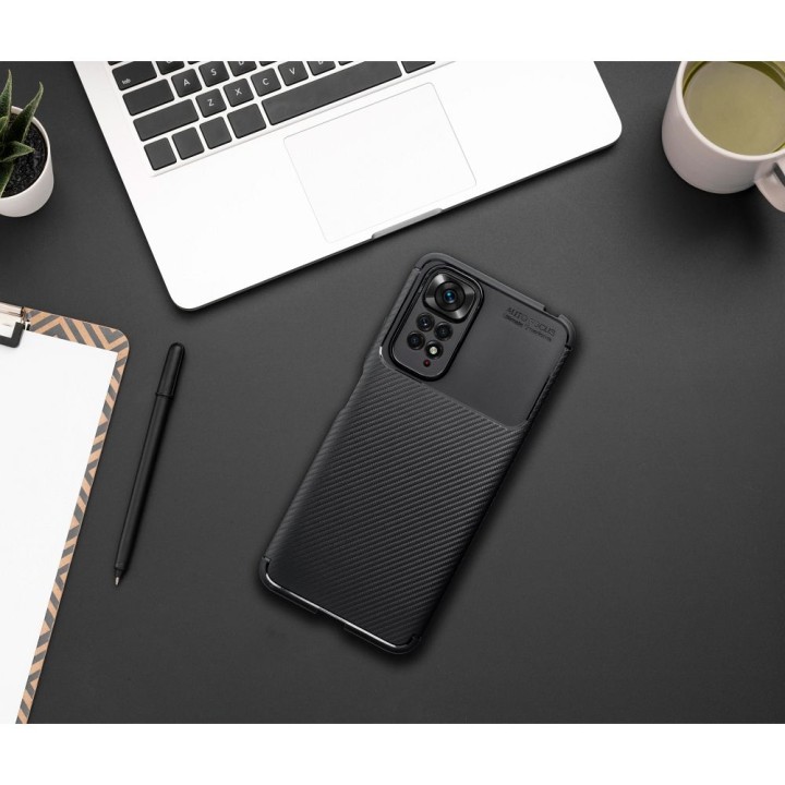 Etui na Xiaomi Redmi Note 14 PRO PLUS 5G Carbon Premium czarne