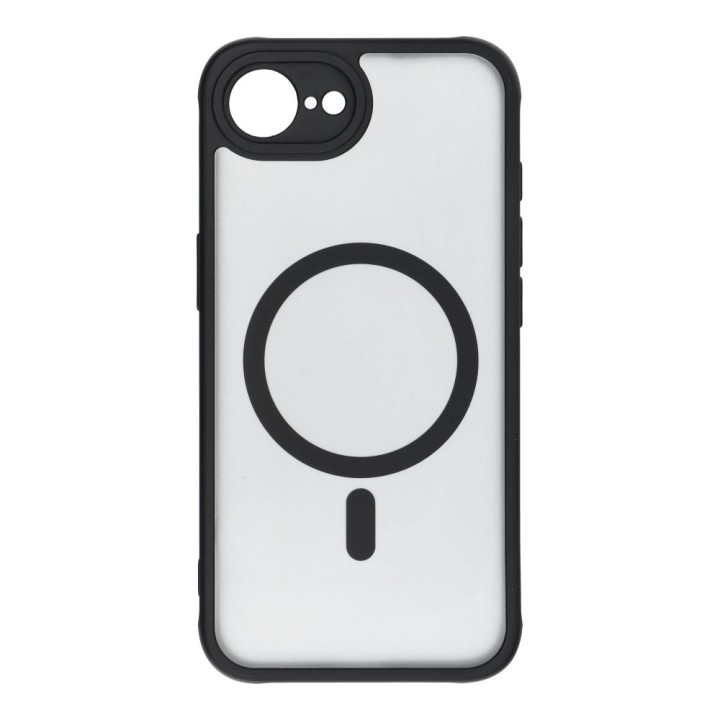 Case for iPhone 16e (SE 4 2025) / 17e Full Matte Mag Cover compatible with MagSafe black