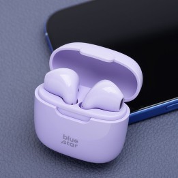 Беспроводные наушники вкладыши Blue Star FI7 TWS фиолетовые