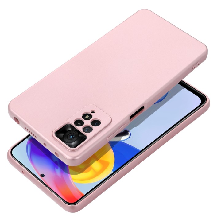 Чохол для Xiaomi Redmi Note 14 PRO PLUS 5G Metallic рожевий
