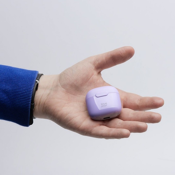 Wireless in-ear headphones Blue Star FI7 TWS purple