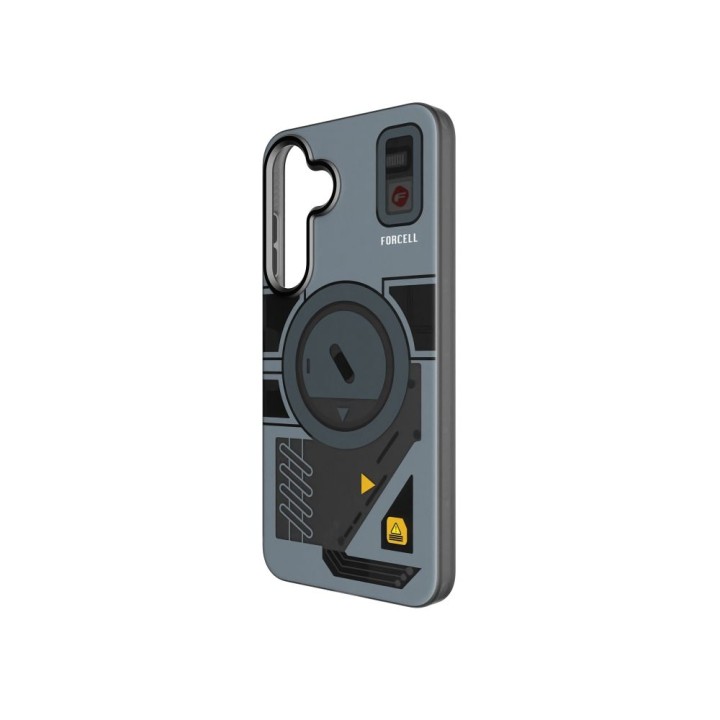 Чехол для Samsung S25 PLUS Forcell F-Protect Levels Dual Layer 4D technology совместимый с MagSafe Military Drop-Test cyber grey