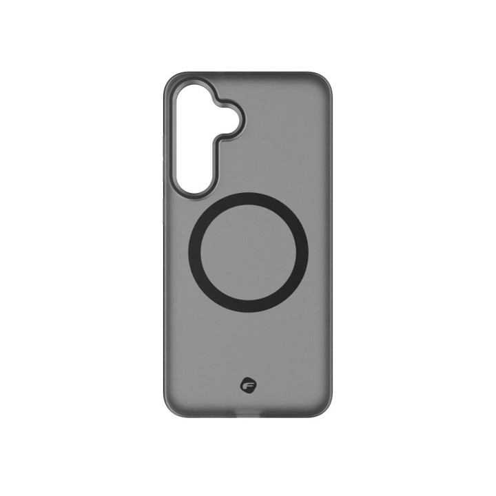 Чехол для Samsung S25 PLUS Forcell F-Protect Levels Dual Layer 4D technology совместимый с MagSafe Military Drop-Test smoky