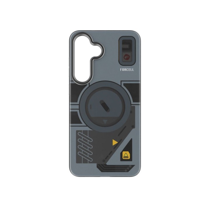 Чохол для Samsung S25 PLUS Forcell F-Protect Levels Dual Layer 4D technology сумісний з MagSafe Military Drop-Test cyber grey