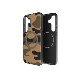 Чохол для Samsung S25 PLUS Forcell F-Protect Levels Dual Layer 4D technology сумісний з MagSafe Military Drop-Test desert camo