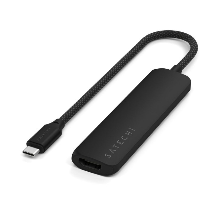 SATECHI адаптер HUB 4w1 Тип C ST-P4SK чорний