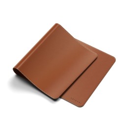 SATECHI pad for biurko vegan leather ST-LPDMN brown