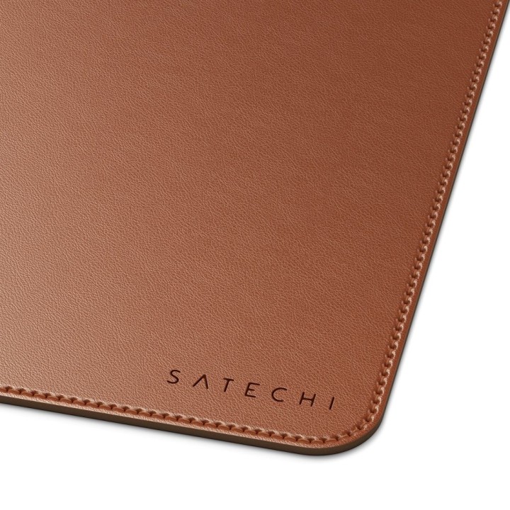 SATECHI desk mat vegan leather ST-LPDMN brown