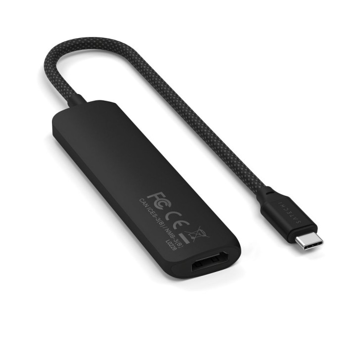 SATECHI адаптер HUB 4w1 Тип C ST-P4SK чорний