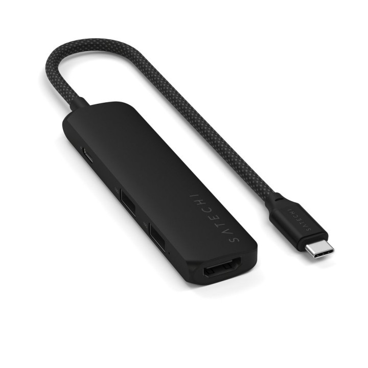 SATECHI адаптер HUB 4 в 1 тип C ST-P4SK черный