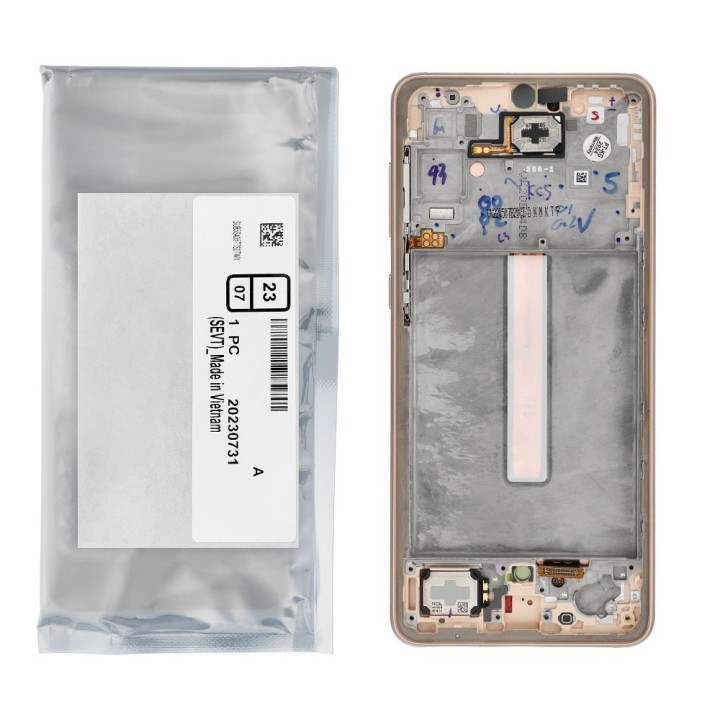 ServicePack Wyświetlacz LCD SAMSUNG A33 5G A336B GH82-28143D Gold