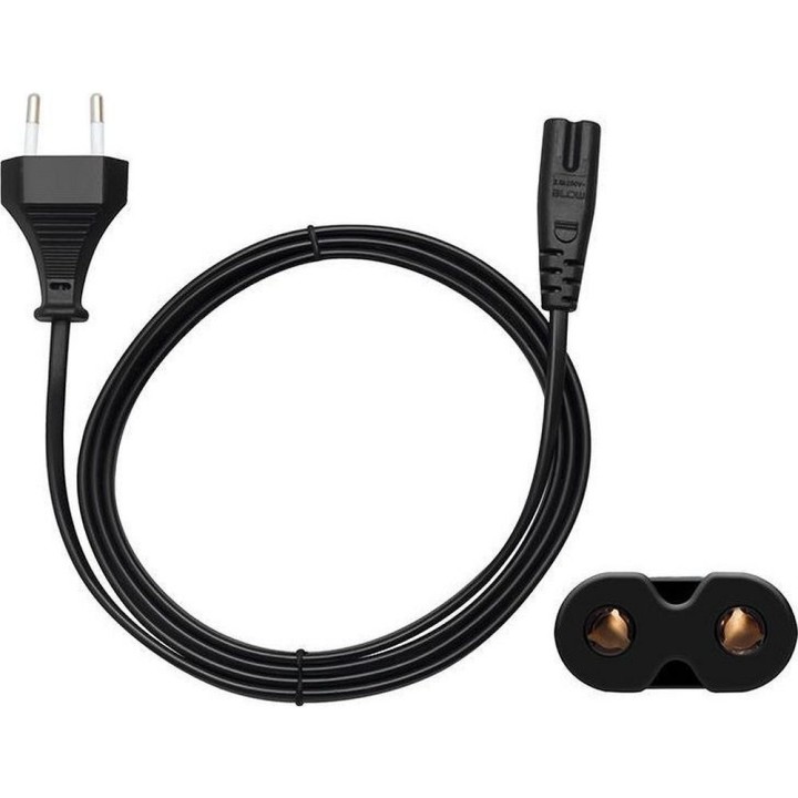 Kabel zasilający radiowy (2pin) 1,5 m czarny