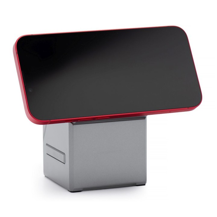 Ładowarka indukcyjna Forcell F-Energy 3w1 Rotation Cube Qi2 zgodna z MagSafe (F-06) srebrna 0INT