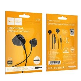 Headphones wired in-ear Jack 3,5 mm Hoco M125 black