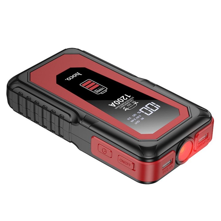 Повербанк Hoco 10000 mAh 2,4A 18W з функцією пуску автомобіля QS3 чорний