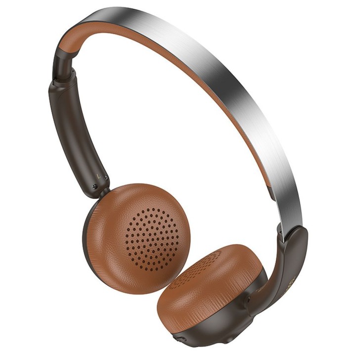 Wireless headphones on-ear Hoco W62 brown