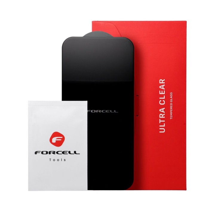 Szkło hartowane do Samsung S25 ULTRA Forcell Ultra Clear Glass czarne