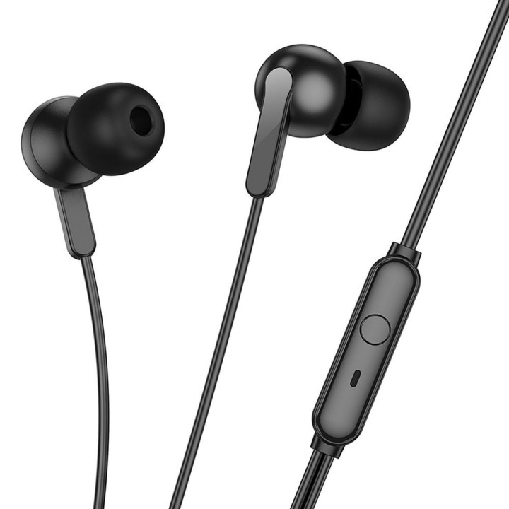 Наушники проводные вкладыши Jack 3,5 mm Hoco M124 белые