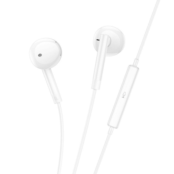 Headphones wired in-ear USB C Hoco M95 white