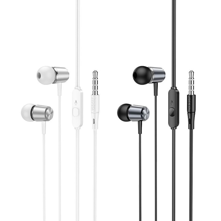 Wired in-ear headphones Jack 3,5 mm Hoco M108 grey