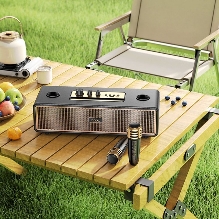 Набір для karaoke Bluetooth 25W 6h Hoco BS63 чорний