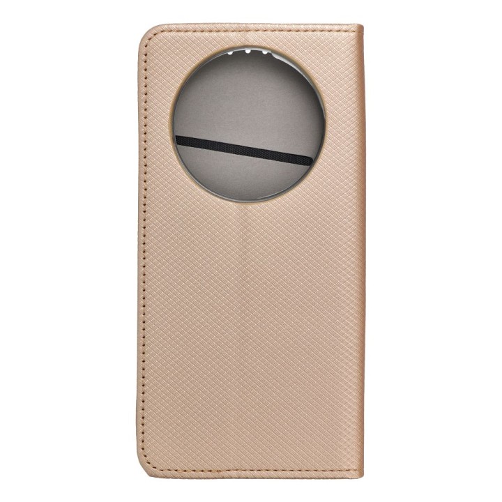 Etui z klapką na Honor Magic 7 LITE Smart Case Book złote