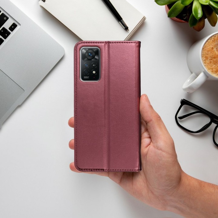 Flip case for Honor Magic 7 PRO Smart Magneto burgundy