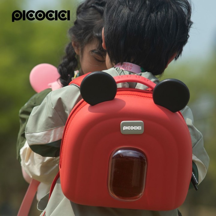 Backpack for kids Picocici small with ears k52 red