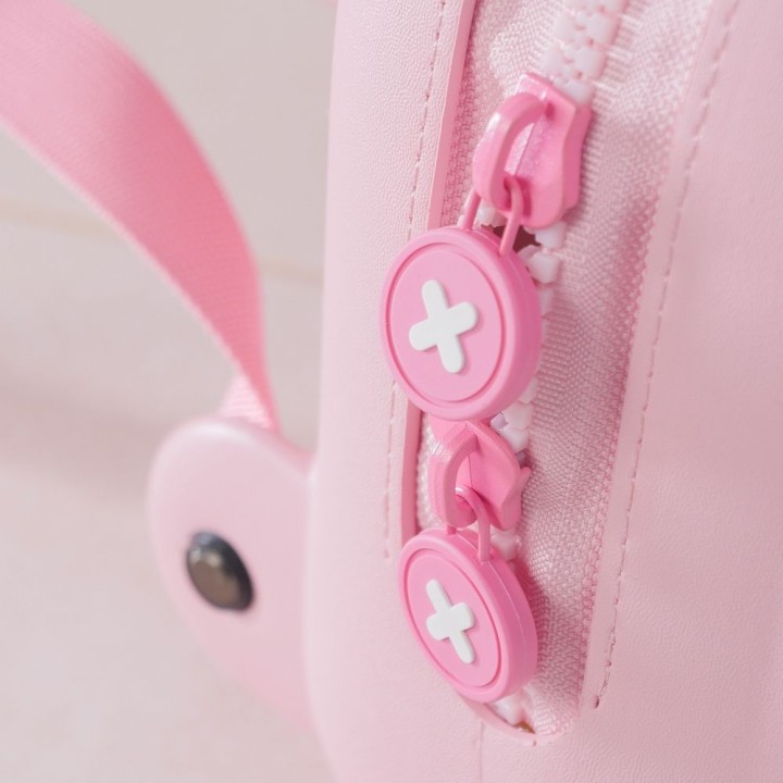 Children’s backpack Picocici small with ears k52 pink
