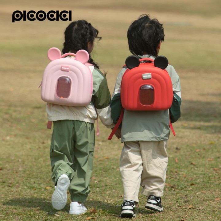 Backpack for kids Picocici small with ears k52 red