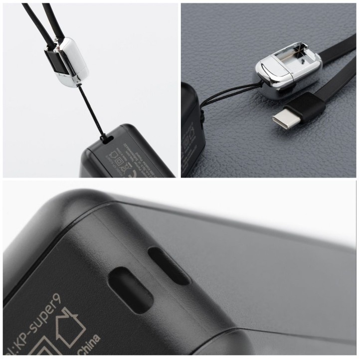 Wielofunkcyjna зарядное устройство Forcell F-Energy 6w1 USB A + USB C PD 45W + повербанк 15000 mAh + беспроводная зарядка 15W