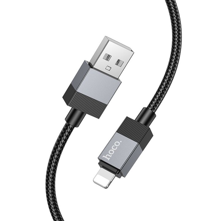 Кабель USB A для Lightning Hoco 2,4A 1 m X110 черный