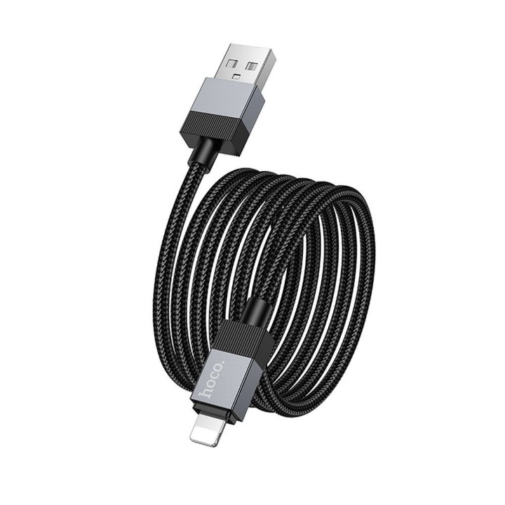 Кабель USB A для Lightning Hoco 2,4A 1 m X110 черный