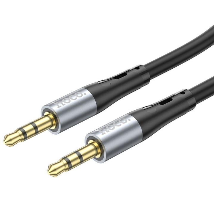 Кабель AUX Jack 3,5 mm для Jack 3,5 mm Hoco 1 m UPA22 чорний