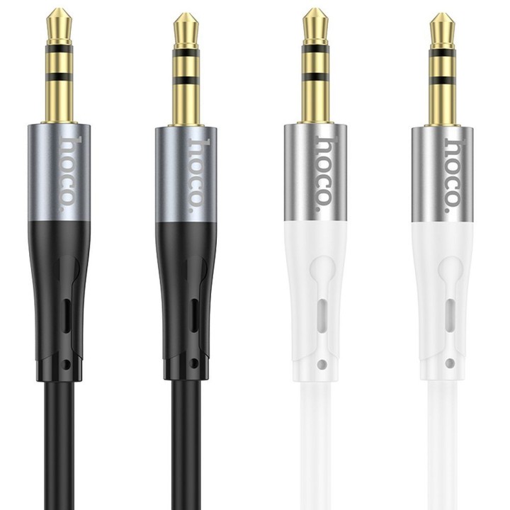 Кабель AUX Jack 3,5 mm для Jack 3,5 mm Hoco 1 m UPA22 черный