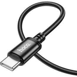 Кабель USB-C – USB-C Hoco 3A 60W 1 m X89 черный