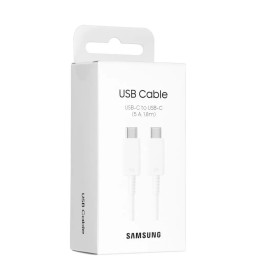 Оригинальный кабель USB Samsung EP-DX510JWEGEU USB typ C - USB typ C 5A biały blister