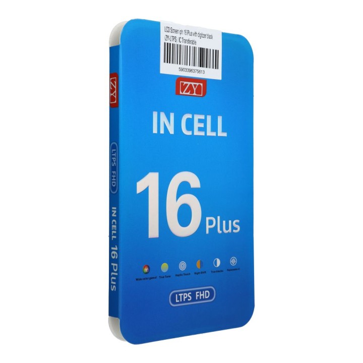 Дисплей для iPhone 16 Plus с сенсорным экраном черным (ZY-LTPS) IC Transferable