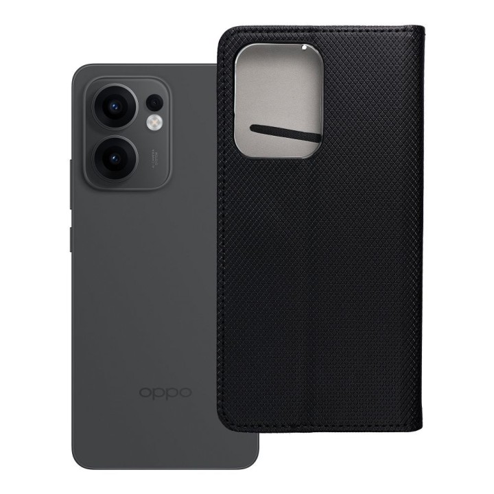 Чохол з клапаном для Oppo Reno 13F 4G / 5G Smart Case Book чорний