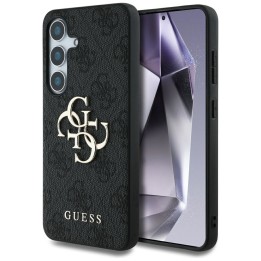 GUESS чехол для SAMSUNG S25 GUHCS25S4GMGGR (4G PU Big Логотип) черный