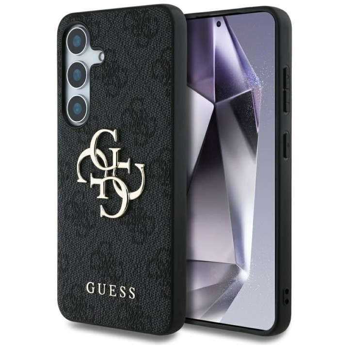 GUESS чехол для SAMSUNG S25 GUHCS25S4GMGGR (4G PU Big Logo) черный