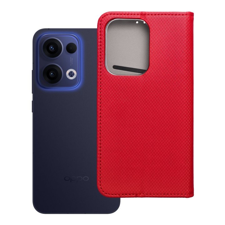 Flip case for Oppo Reno 13 5G Smart Case Book red