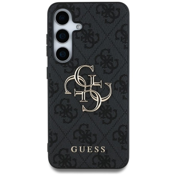 GUESS чехол для SAMSUNG S25 GUHCS25S4GMGGR (4G PU Big Логотип) черный